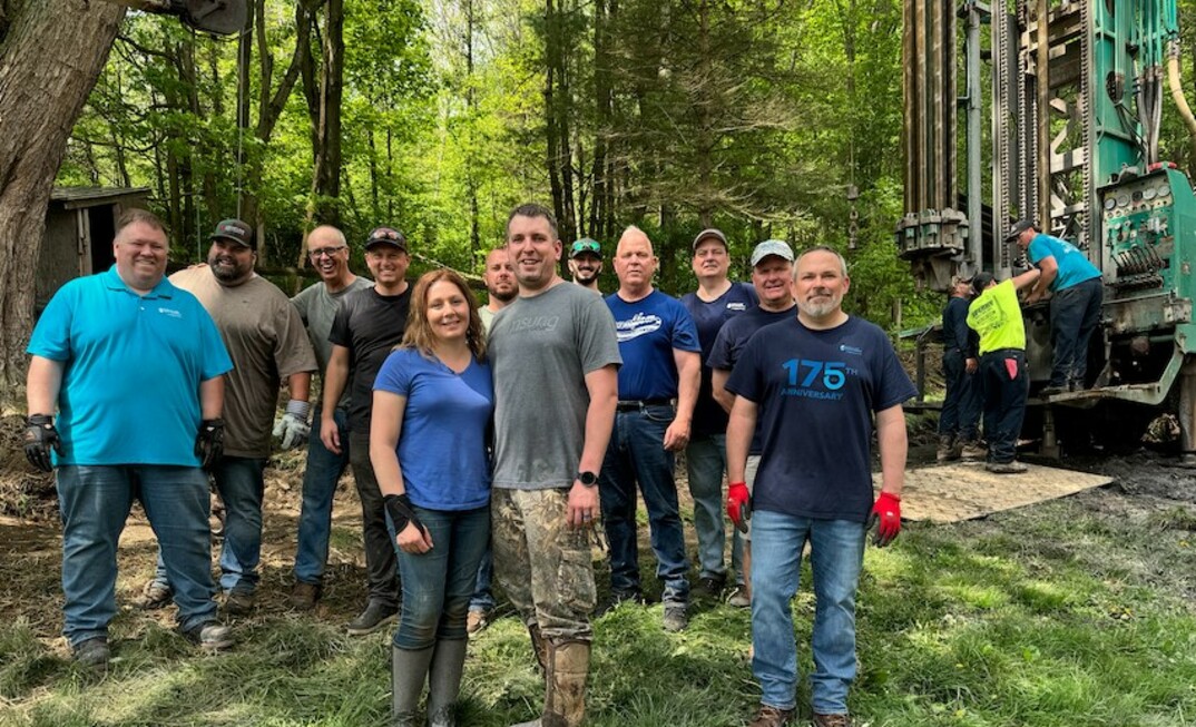 Xylem has brought clean water access to the Godin family of seven in Pennsylvania, US, through its Hometown H2O iniative Credit: Xylem