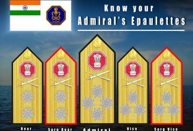 Indian Navy unveils new design for Admirals' Epaulettes