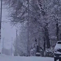 Leh turns into winter wonderland with first snowfall