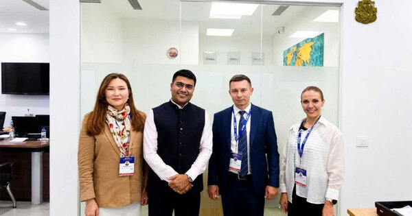 Kyrgyz Russian Slavic University's MBBS Entrance Exam to Be Held in India, Rector Announces During Noida Visit - India's News.Net