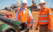 Comet Ridge MD Tor McCaul on site at the Comet Ridge pipeline JV. 