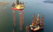 Falling accident on world's biggest jack-up