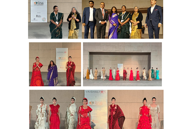 Breathing Threads: Timeless handlooms showcased at Bharat Tex 2025