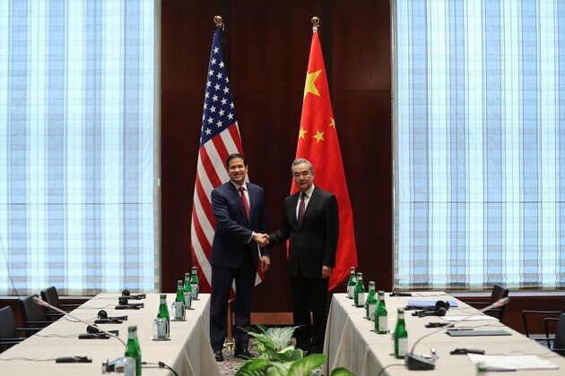 GERMANY-MUNICH-WANG YI-RUBIO-MEETING