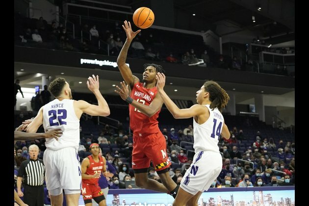 Maryland outlasts Northwestern in double overtime