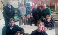 RGB supports charity's carpentry training for youngsters