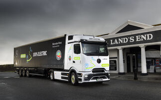 Mercedes-Benz truck becomes first electric HGV to drive from Land's End to John O'Groats