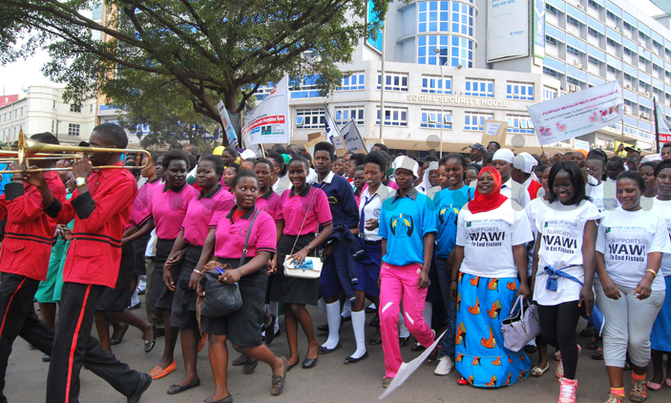 Hundreds participate in fistula walk Hundreds participate in fistula walk
