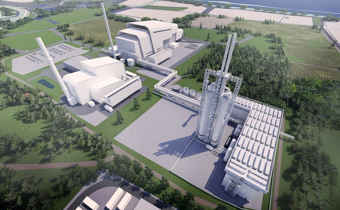The proposed Protos CCS energy from waste plant in Cheshire | Credit: Encyclis