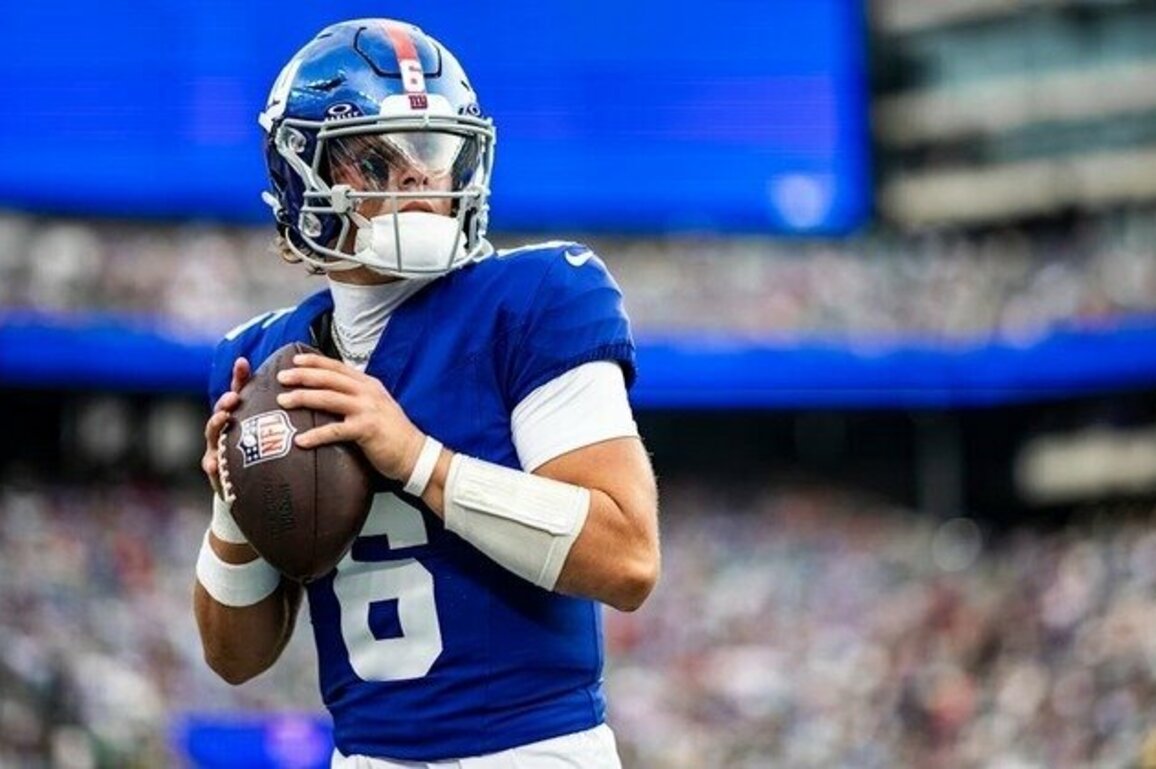 Jaxson Dart ready to lay everything on line for Giants