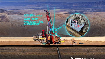 Orica Digital Solutions’ AXIS Aligner enables safe fast and accurate rig alignment