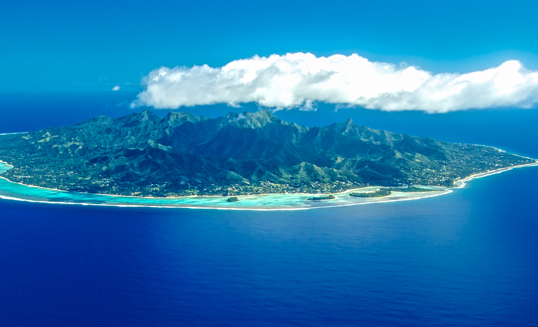 One of the Cook Islands.