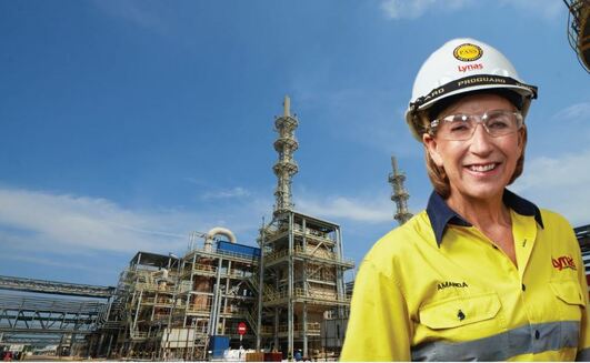 Lynas MD Amanda Lacaze as the company's Malaysian operations