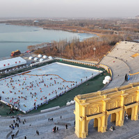 More than a scenic view, sunset ignites tourism in NW China region
