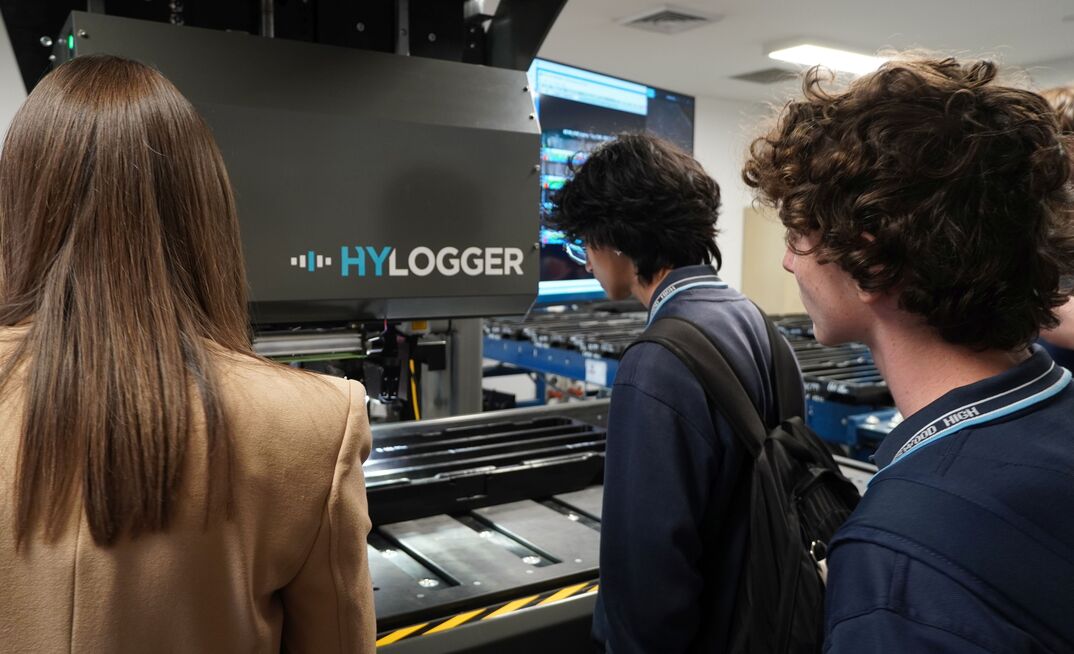 The Hylogger 4 in use at the WB Clarke Geoscience Centre.