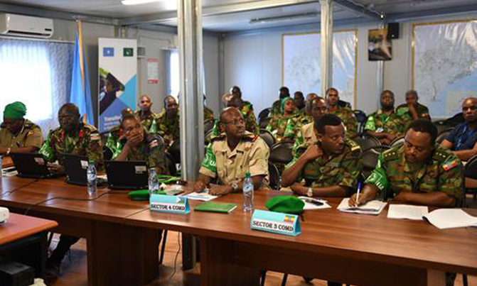 AMISOM DSRCC urges military commanders to implement transition plan AMISOM DSRCC urges military commanders to implement transition plan