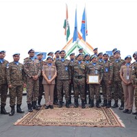Indian Level II Plus Hospital honoured for bravery and commitment in Goma
