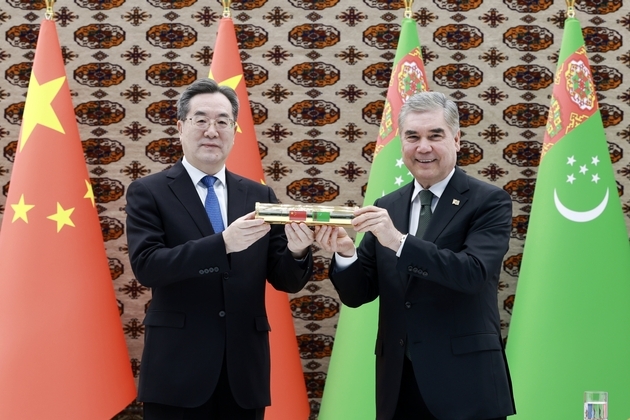 TURKMENISTAN-MARY-CHINA-DING XUEXIANG-GAS FIELD-GROUNDBREAKING
