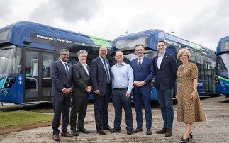 Business leaders and politicians at the hydrogen bus route's launch event | Credit: iStock