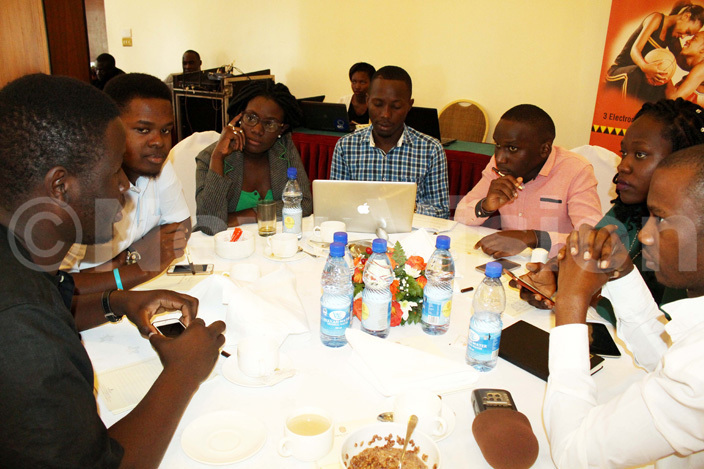  ouths discussing during the voices for health media dialogue