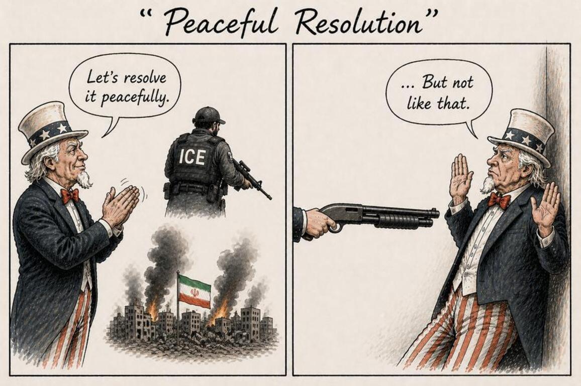 Opinion: "Peaceful resolution"