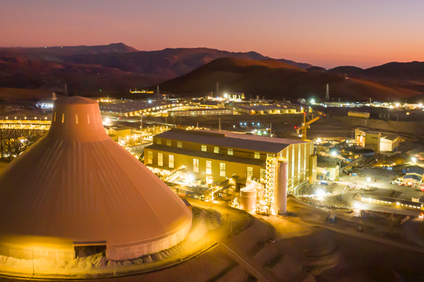 The Quebrada Blanca mine in Chile. 