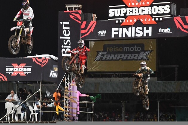 BB Racing dominate Round 1 of Indian Supercross Racing League season 2