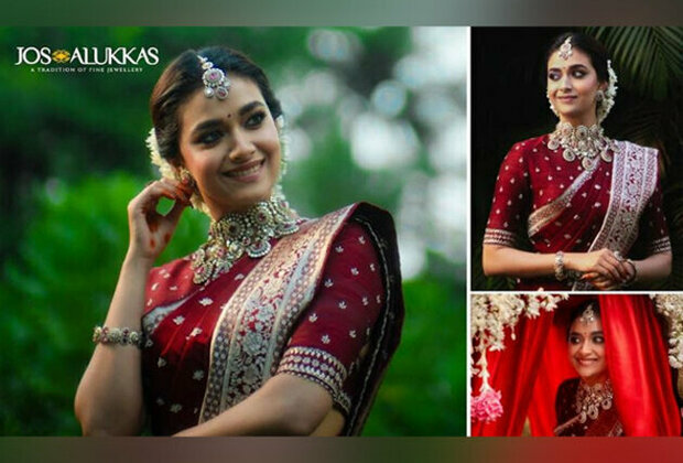 Jos Alukkas Crafts an Exclusive Ruby & Polki Necklace for Keerthy Suresh's Wedding