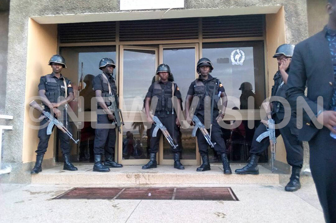  olice beefedup security at the police station as obi ines supporters threatened to demonstrate demanding for his release