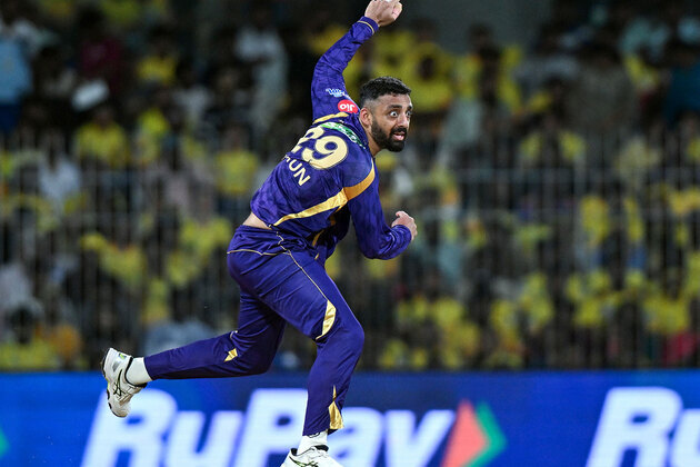 Varun Chakaravarthy becomes third bowler to take 100 wickets for KKR