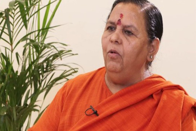 Jitu Patwari speaks anything without responsibility: Uma Bharti