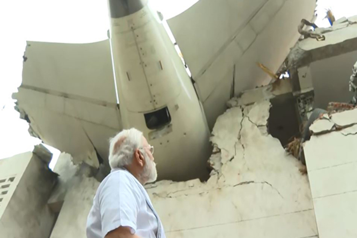 Air India plane mishap: PM Modi visits crash site, assesses ground situation in Ahmedabad