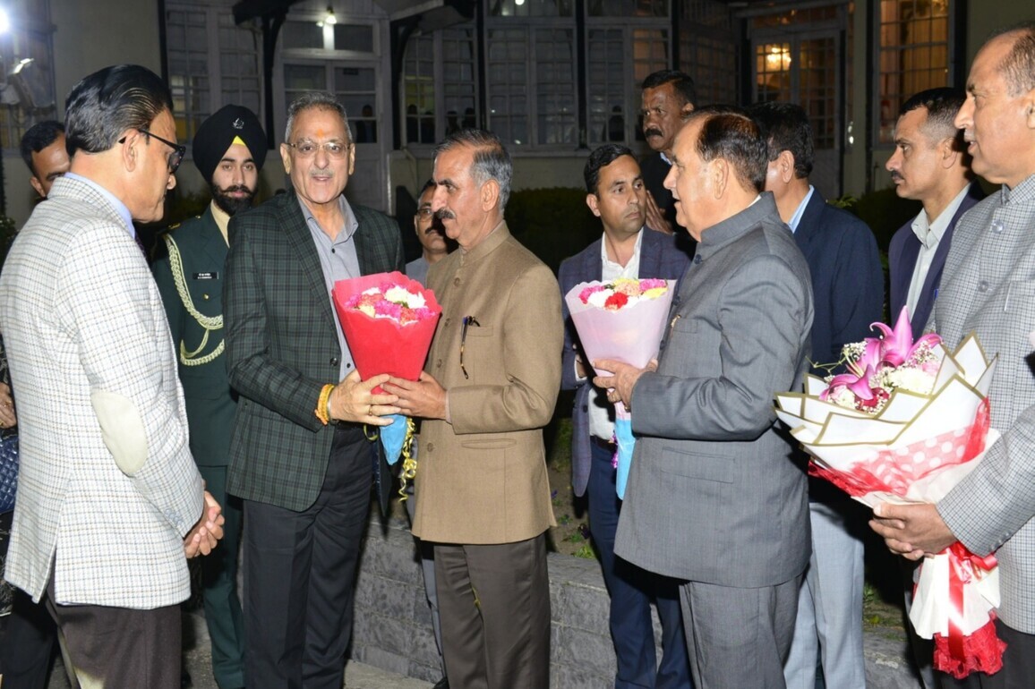 Himachal Pradesh: Governor-designate Kavinder Gupta arrives in Shimla, thanks President Murmu and PM Modi for "Big responsibility"