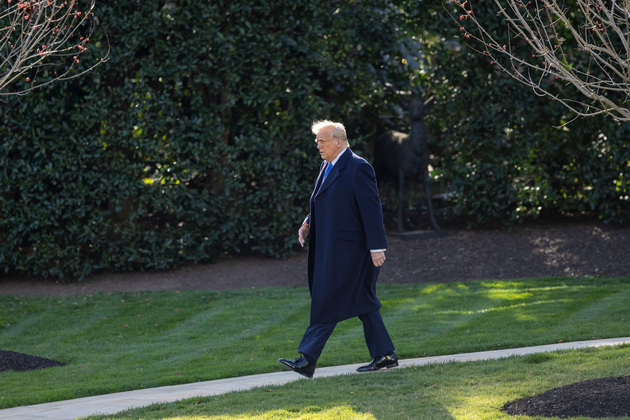 U.S.-WASHINGTON, D.C.-WHITE HOUSE-TRUMP-DEPARTURE