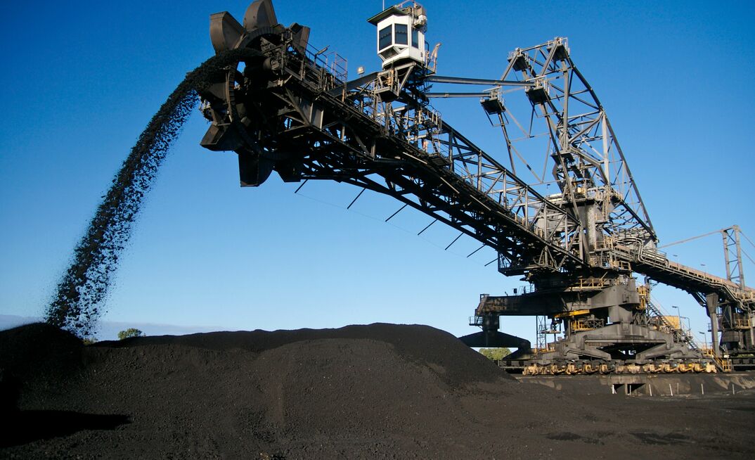 Minério de ferro empilhado/Divulgação