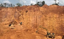 Large-scale alluvial artisanal gold workings at Zaranou in Cote d’Ivoire. Ironridge tenements feature a 16km line of hard rock ‘insitu’ workings and a 40km corridor of alluvial workings