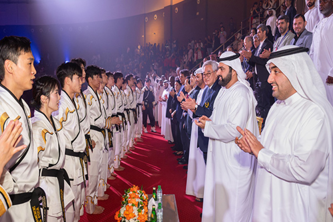 Crown Prince of Fujairah attends opening of World Taekwondo Cadet Championships 2025
