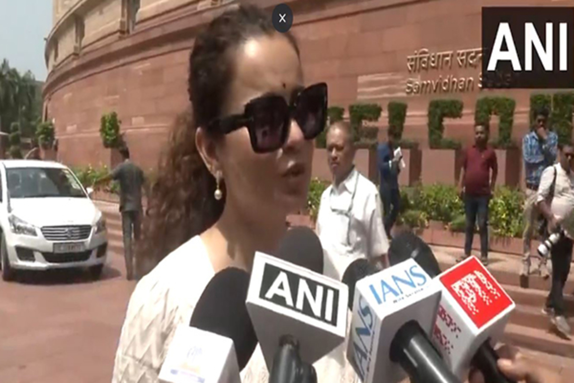 "Opposition is strangling democracy, constitution": BJP MP Kangana Ranaut on disruptions in Parliament proceedings
