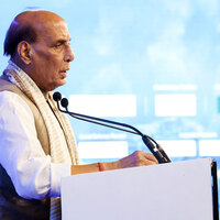"Voyage is a glowing symbol of Nari Shakti": Rajnath Singh flags off 'Samudra Pradakshina'