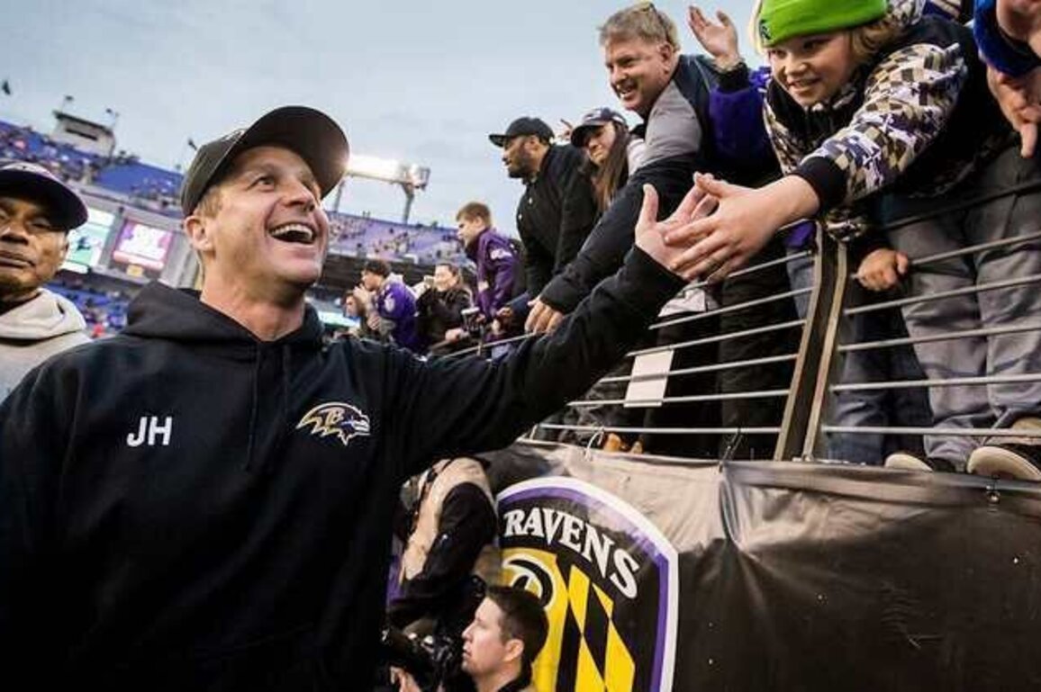 John Harbaugh Writes Letter Thanking Ravens Fans