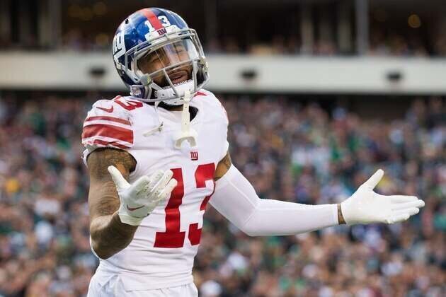 Hurting Giants add WRs Odell Beckham Jr., Braxton Berrios