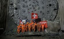 Gotthard Road Tunnel breakthrough for Herrenknecht TBM