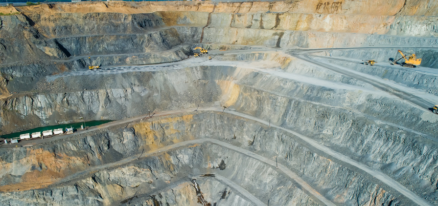 An open-pit mine in Siberia