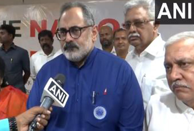 "DMK will raise all kinds of bogies to distract people": Rajeev Chandrasekhar on delimitation row