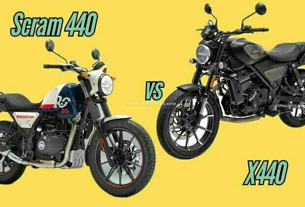 Royal Enfield Scram 440 Vs Harley X440  Specs, Features Compared