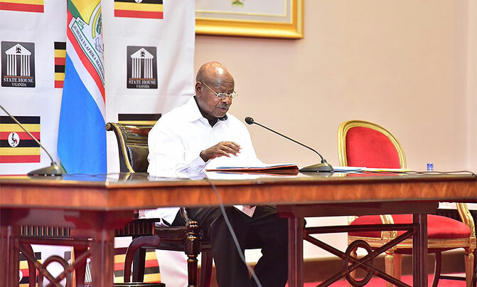 Museveni says vigilance needed to fight crime Museveni says vigilance needed to fight crime