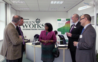 Baroness Verma takes a tour at Greenworks