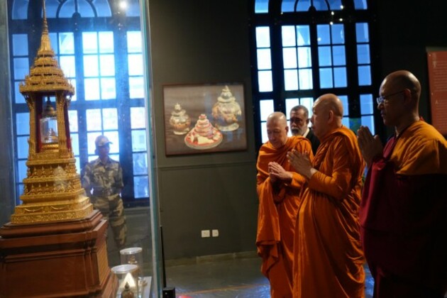 High Level delegation led by Thai Buddhist Patriarch visits India