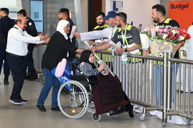 KUWAIT-FARWANIYA GOVERNORATE-IRAN-EVACUEES-ARRIVAL