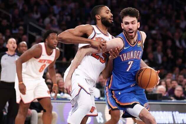 Chet Holmgren, Thunder hold off Knicks
